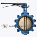 8 Inch Wcb C95400 Lever Operated Lug Butterfly Valve